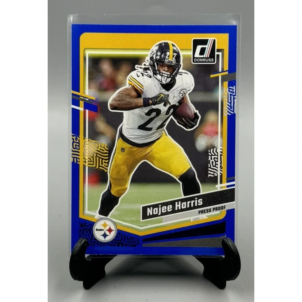 Najee Harris 2023 Donruss: Press Proof Blue #252 Pittsburgh‎ Steelers